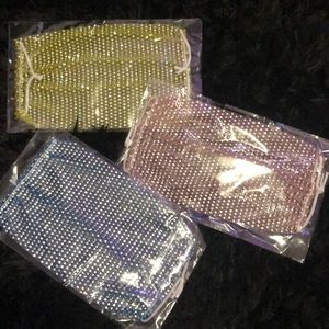 Rhinestone face mask